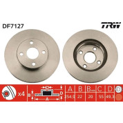 TRW | Bremsscheibe | DF7127