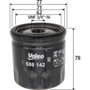 Valeo | Ölfilter | 586142