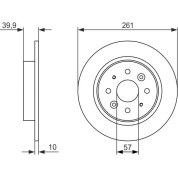 BOSCH | Bremsscheibe | 0 986 479 597