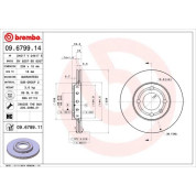 Brembo | Bremsscheibe | 09.6799.11