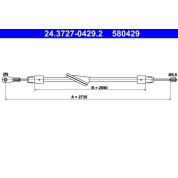 ATE | Seilzug, Feststellbremse | 24.3727-0429.2