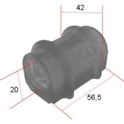 Corteco | Lagerung, Stabilisator | 80000514