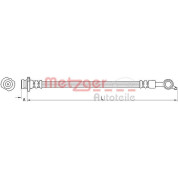 Metzger | Bremsschlauch | 4110850