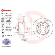 Brembo | Bremsscheibe | 08.8302.11