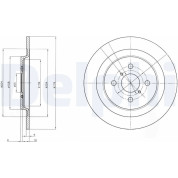 Delphi | Bremsscheibe | BG4076