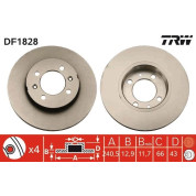 TRW | Bremsscheibe | DF1828