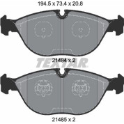 Textar | Bremsbelagsatz, Scheibenbremse | 2148401