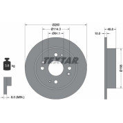 Textar | Bremsscheibe | 92081700