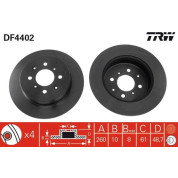 TRW | Bremsscheibe | DF4402