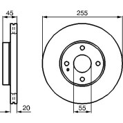 BOSCH | Bremsscheibe | 0 986 478 996