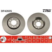 TRW | Bremsscheibe | DF4265S