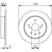 BOSCH | Bremsscheibe | 0 986 479 047