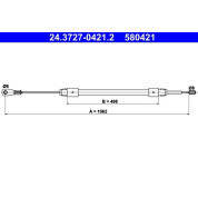 ATE | Seilzug, Feststellbremse | 24.3727-0421.2