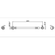 Metzger | Bremsschlauch | 4112006