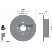 Textar | Bremsscheibe | 92163000