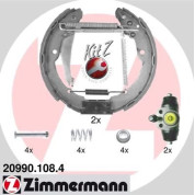 Zimmermann | Bremsbackensatz | 20990.108.4