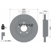 Textar | Bremsscheibe | 92107003