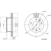 Metzger | Bremsscheibe | 6110142