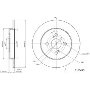 Metzger | Bremsscheibe | 6110495