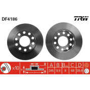 TRW | Bremsscheibe | DF4186