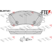 FTE | Bremsbelagsatz, Scheibenbremse | 9011219