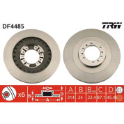 TRW | Bremsscheibe | DF4485