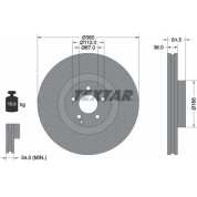 Textar | Bremsscheibe | 92120305