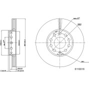 Metzger | Bremsscheibe | 6110016