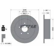 Textar | Bremsscheibe | 92171603