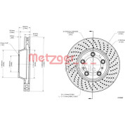 Metzger | Bremsscheibe | 6110882