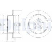 Delphi | Bremsscheibe | BG4129