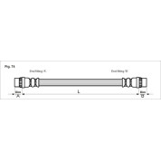 Metzger | Bremsschlauch | 4111153