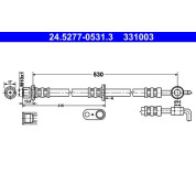 ATE | Bremsschlauch | 24.5277-0531.3