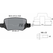 Textar | Bremsbelagsatz, Scheibenbremse | 2313803