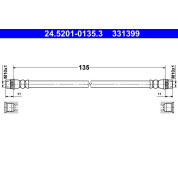ATE | Bremsschlauch | 24.5201-0135.3