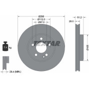 Textar | Bremsscheibe | 92241603