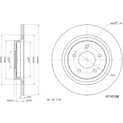 Metzger | Bremsscheibe | 6110198