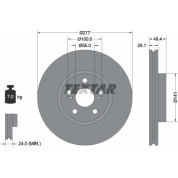 Textar | Bremsscheibe | 92135503