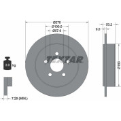 Textar | Bremsscheibe | 92108600