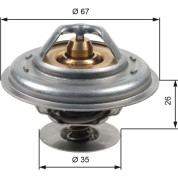 Gates | Thermostat, Kühlmittel | TH13287G1