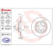 Brembo | Bremsscheibe | 08.D973.11