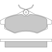 Metzger | Bremsbelagsatz, Scheibenbremse | 1170163