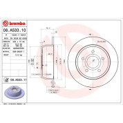 Brembo | Bremsscheibe | 08.A533.11