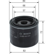 BOSCH | Ölfilter | 0 986 452 035