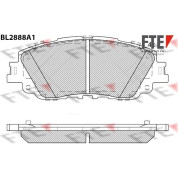 FTE | Bremsbelagsatz, Scheibenbremse | 9011128