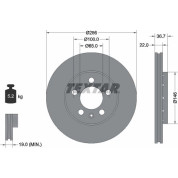 Textar | Bremsscheibe | 92082205