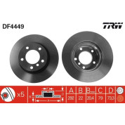 TRW | Bremsscheibe | DF4449