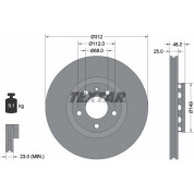 Textar | Bremsscheibe | 92106105