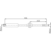 Metzger | Bremsschlauch | 4110475