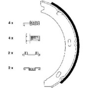 Textar | Bremsbackensatz, Feststellbremse | 91032800